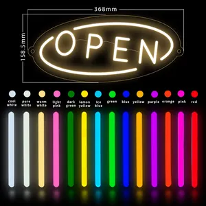6mm/8mm/12mm ayrılmış neon esnek ışık ile neon led tüp reklam için neon işaretleri