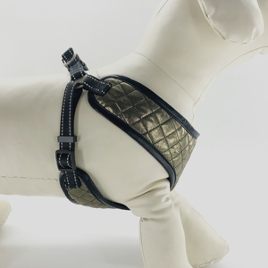 Nach Maß Quilten Naht XM-3211-XM-3213 Regelmäßige Firma Haustier Weichen Hund <span class=keywords><strong>Harness</strong></span> Mit Licht Braun Farbe - Product Image 5
