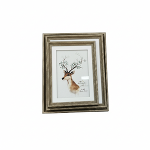 Cornice per foto in materiale PVC 5x7cm PS in confezione colore campione da 96 scatola regalo in metallo con Logo personalizzabile - Product Image 1