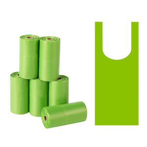 Wholesale Custom Family Pack Biodegradable Pet Waste <b>Bag</b> Disposal <b>Bag</b> Compostable Dog Poop Poo Pop <b>Bag</b> With Handle - Product Image 1