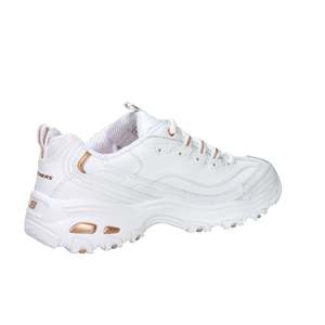 <span class=keywords><strong>Zapatillas</strong></span> Skechers D Lites <span class=keywords><strong>para</strong></span> <span class=keywords><strong>mujer</strong></span>, color blanco polvo 11931, zapatos <span class=keywords><strong>para</strong></span> <span class=keywords><strong>caminar</strong></span> cómodos y a la moda - Product Image 4