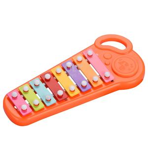 Ensemble de jouets d'instruments de percussion en plastique de dessin animé éducatif pour enfants et tout-petits, 8 pièces - Product Image 1