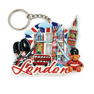 Llavero de Resina Personalizado al por Mayor con Diseño 3D de Autobús de <span class=keywords><strong>Londres</strong></span>, Oso, Big Ben y Puente de la <span class=keywords><strong>Torre</strong></span>, Recuerdo Turístico, Regalo para Decoración de Viajes, Mejor <span class=keywords><strong>Precio</strong></span> - Product Image 3