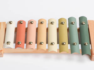 Conjunto Educacional de Instrumentos de Percussão de Madeira para Crianças de 2 a 4 Anos com 8 Escalas e Sino de Cintura com Tolerância de 10Hz - Brinquedo Musical - Product Image 2