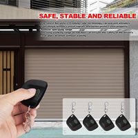 Control Remoto para Puerta de Garaje de 300MHz con un Solo Botón, 10 Interruptores DIP, Transmisor para Abrir Portones, Compatible con el Control Remoto Multicode 3089
