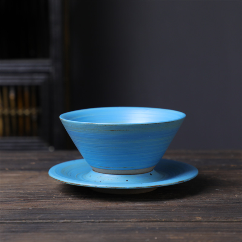 Ufo taza de café platillo-llano azul 180ml
