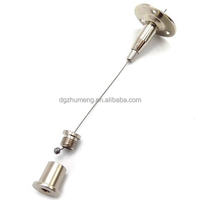 Kit de quincaillerie d'éclairage industriel en acier inoxydable 304 AISI, crochets de suspension pour câble métallique pour montage de lustres et suspensions LED
