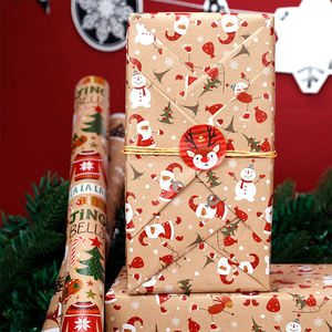 Factory Wholesale <b>Christmas</b> <b>Wrapping</b> <b>Paper</b> 50 X 70 cm Packaging Gift <b>Wrapping</b> <b>Paper</b> - Product Image 3