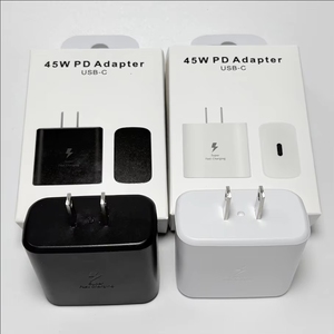 Cargador de Pared Universal de 45W USB C PD de Carga Rápida para EE. UU., UE y Reino Unido, Cable de Carga Tipo C para Samsung S26 S25 S24 S23 S22 S21 - Product Image 1