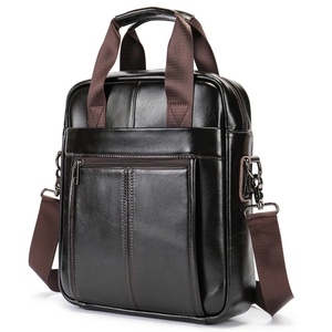 Boshiho Cross Body Messenger <b>Bag</b> Zip Travel Purses Crazy Horse Leather Shoulder <b>Bag</b> <b>for</b> <b>Men</b> - Product Image 6