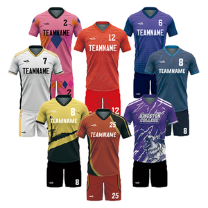 Jersey sepak bola sublimasi profesional desain baru pabrikan kaus sepak bola Retro kustom tim sepak bola - Product Image 2