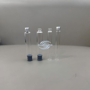 3ml Heat-sealed Borosilicate Glass Vial, Rubber Stopper and <b>Gold</b> Cap for <b>Pen</b> Injector - Product Image 1