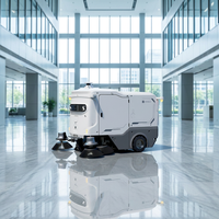 Chariot de nettoyage électrique à batterie, fermé, robuste, capacité de 450 lb, usage commercial extérieur pour jardin, parking