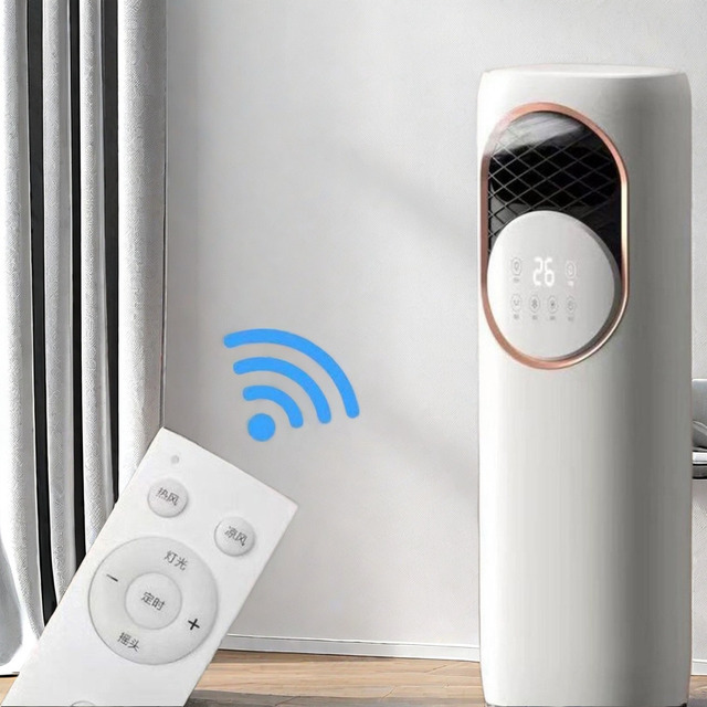 Source Manufacturers Vertical Movable Single Cooling Fan Air Conditioner Fan Cooler Household Small Air Conditioner