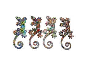 3D decorativo <span class=keywords><strong>Barcelona</strong></span> España recuerdo Gecko estatua <span class=keywords><strong>mosaico</strong></span> lagarto resina figuras lagarto figura recuerdo turístico - Product Image 2