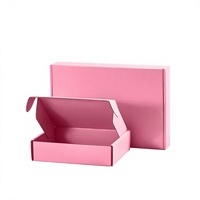 Boîtes en carton ondulé rose en forme d'avion, trois couches, ultra-résistantes, pliables, pour emballage ; Boîtes roses tendance de style chinois