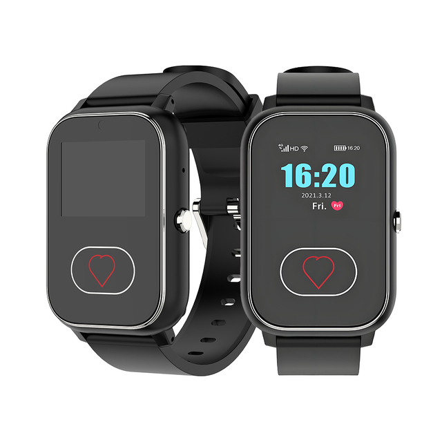 FA96S 4G GPS Elderly Smart Watch with SOS Fall Detection, Heart Rate Monitoring & Emergency Call Function for Seniors