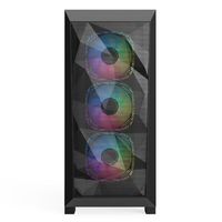 Cajas de Ordenador para Gaming al por Mayor con 4 Ventiladores ARGB, Gabinetes de PC de Escritorio Personalizadas de Cristal E-ATX, Fabricantes de Aluminio