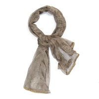 Foulard en maille tactique camouflage du désert personnalisé pour le cyclisme en plein air Foulard en maille respirant