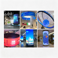 Pantalla Esférica LED Colgante de Fábrica, 3840Hz de Frecuencia de Actualización, Legible Bajo la Luz Solar, Ángulo de Visión de 360°, Personalizable