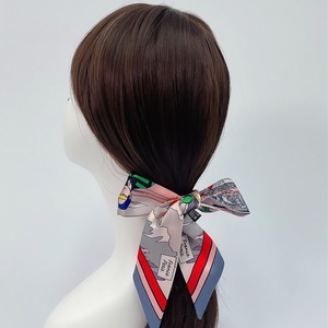 Elegante <span class=keywords><strong>borsa</strong></span> in stile Vintage <span class=keywords><strong>con</strong></span> sciarpa di seta lunga e Versatile <span class=keywords><strong>con</strong></span> manico piccolo nastro stretto per l'estate - Product Image 3