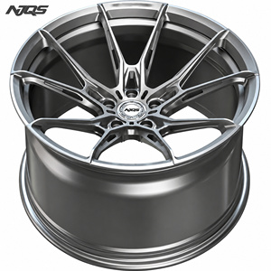 NJQS 공장 직영 모노블록 18-22인치 5x100/5x114.3/5x120 샴페인 골드 알로이 림, 미국 수입차용 단조 휠 - Product Image 6