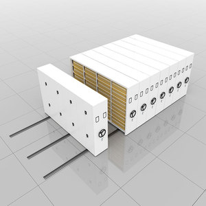Archivador Móvil MJJ-02 con Cerradura de Llave, Sistema de Estanterías Manual 202312-MJJ, Comercio Nacional para Almacenamiento de Oficina - Product Image 4