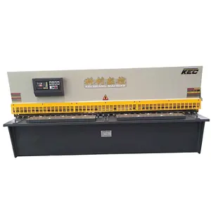 Máquina de corte de metal automática hidráulica de viga oscilante CNC con E21S NC a la venta