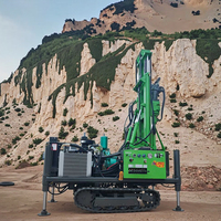 Machine de forage de puits d'eau hydraulique diesel automatique à chenilles de 230 m