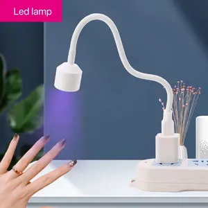 Máy Sấy Móng Tay Mini Di Động, Đèn Led Uv USB Màu Trắng Mới 2022 Cho Móng Tay Mẹo