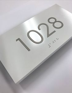 <span class=keywords><strong>Plaque</strong></span> de porte lumineuse à LED personnalisée, signalétique publicitaire moderne <span class=keywords><strong>pour</strong></span> extérieur, <span class=keywords><strong>plaque</strong></span> d'<span class=keywords><strong>adresse</strong></span> en braille personnalisée <span class=keywords><strong>pour</strong></span> porte de <span class=keywords><strong>maison</strong></span> - Product Image 2