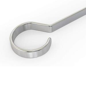 Brochettes en acier inoxydable pour barbecue, brochettes à suspendre, brochettes en métal pour barbecue, brochettes à viande pour barbecue, accessoires de cuisine - Product Image 3