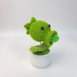 Adornos de Maceta Tejidos a Mano de la Serie Plants Vs. Zombies, Lindos y Originales - Product Image 2