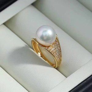 10630 DIY Silver Jewelry Set S925 Silver Ring with Empty Support Multiple Beads 3-4mm <b>Loose</b> <b>Pearls</b> Accessories - Product Image 2