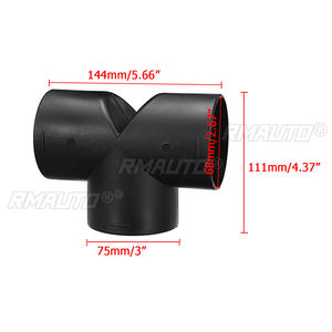 Conjunto de conductos de aire de 75 mm para calefacción de coche, camión o furgoneta, compatible con calentadores diésel de estacionamiento Webasto, Eberspächer y Propex - Product Image 5