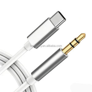 Câble audio Type-C vers 3,5 mm, cordon auxiliaire blindé tressé plaqué or pour smartphones, enceintes, autoradios et systèmes home cinéma - Product Image 5
