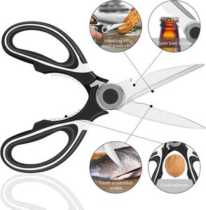 Premium Quality Industrial-Grade Stainless Steel <b>Kitchen</b> Scissors DIY Household Scissor & <b>Shear</b> - Product Image 3