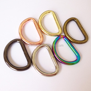 6 finiture In Metallo Color Anelli a <span class=keywords><strong>D</strong></span> Anello <span class=keywords><strong>D</strong></span> Anello Fibbia Per Zaino - Product Image 3