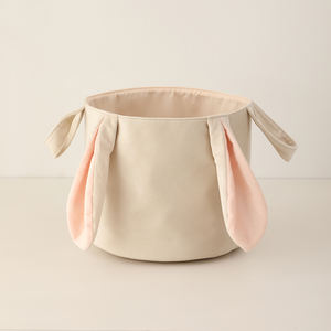 Cesto Pasquale Personalizzato per Caccia alle Uova, Coniglietto di Peluche Super Morbido con Orecchie Lunghe per Bambini - Product Image 6