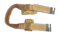 Ceinture tactique de sécurité en coton de 50 mm, pratique et durable, avec fermeture éclair, ceinture à outils personnalisée pour l'extérieur, vente en gros