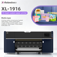 Printer Inkjet Kertas Berlapis X-Roland 16 Head Dilengkapi dengan Head I3200 Printer Tinta Pigmen Komersial untuk Pencetakan Kotak Kemasan