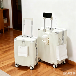 กระเป๋าเดินทางแบบล้อลากนีโอพรีนอเนกประสงค์ [<span class=keywords><strong>Wao</strong></span> Custom] รุ่น High-Looks ขนาด 20 นิ้ว น้ำหนักเบา จุของได้เยอะ - Product Image 1