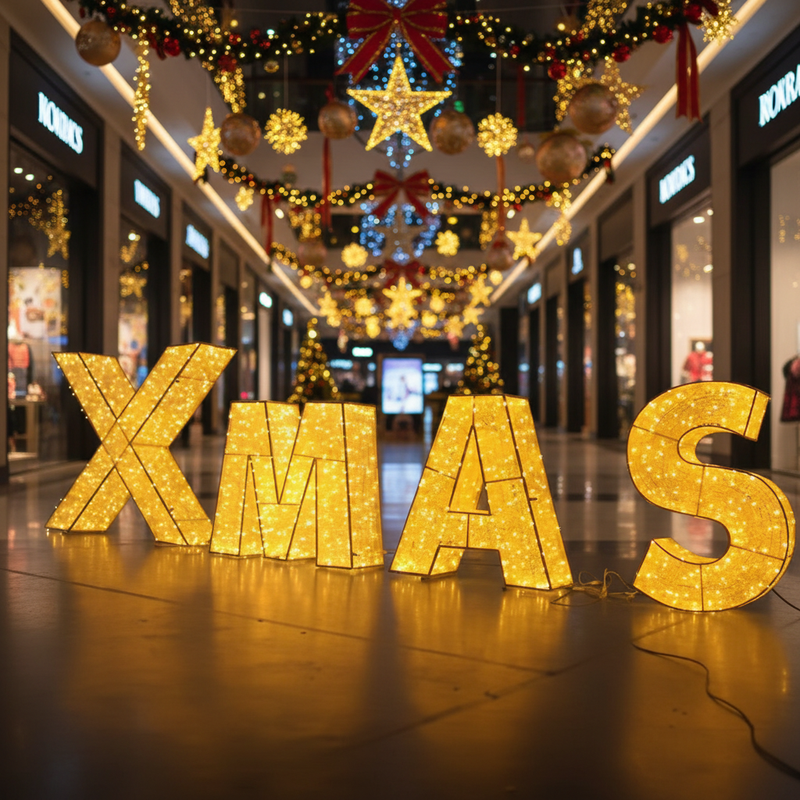 OEM ODM Product XMAS Letters Shape