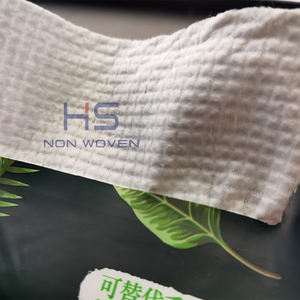 Serviettes jetables en coton doux Meijiji, 60 feuilles, stériles, sèches et humides, écologiques, biodégradables, haute absorption, pour le nettoyage du visage - Product Image 3