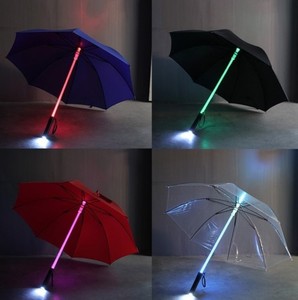 <span class=keywords><strong>Parapluie</strong></span> en tissu brillant à led en fibre optique, 2021 brille dans l'obscurité - Product Image 4