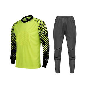 Uniformes de Portero de Fútbol Americano Personalizados, Transpirables, de Manga Larga para Verano, Material de Algodón/Bambú, Patrón 3D Digital - Product Image 1