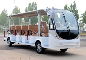 Bus électrique de tourisme 11 places, couleur personnalisée, toit ouvert, véhicule de navette pour passagers, 5220x1500x2070mm, 30km/h - Product Image 3