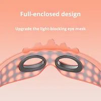 Nouveauté Appareil de massage des yeux à lumière rouge LED avec contrôle de la minuterie et batterie 1000mAh pour les cernes, les poches et le soulagement du stress