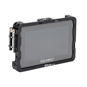 Nitze <span class=keywords><strong>5.5</strong></span>ชุดกรงมอนิเตอร์สำหรับ <span class=keywords><strong>FEELWORLD</strong></span> <span class=keywords><strong>F6</strong></span> <span class=keywords><strong>PLUS</strong></span>/F5 Pro Monitor สาย HD-MI หนีบ sunhood และที่ยึดจอภาพ <span class=keywords><strong>F6</strong></span> <span class=keywords><strong>PLUS</strong></span> Kit - Product Image 2