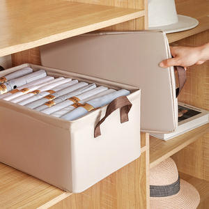 Boîte de rangement pliable rectangulaire moderne, paniers à linge pliables, organisateurs de garde-manger, animaux en peluche, vêtements, durable - Product Image 1